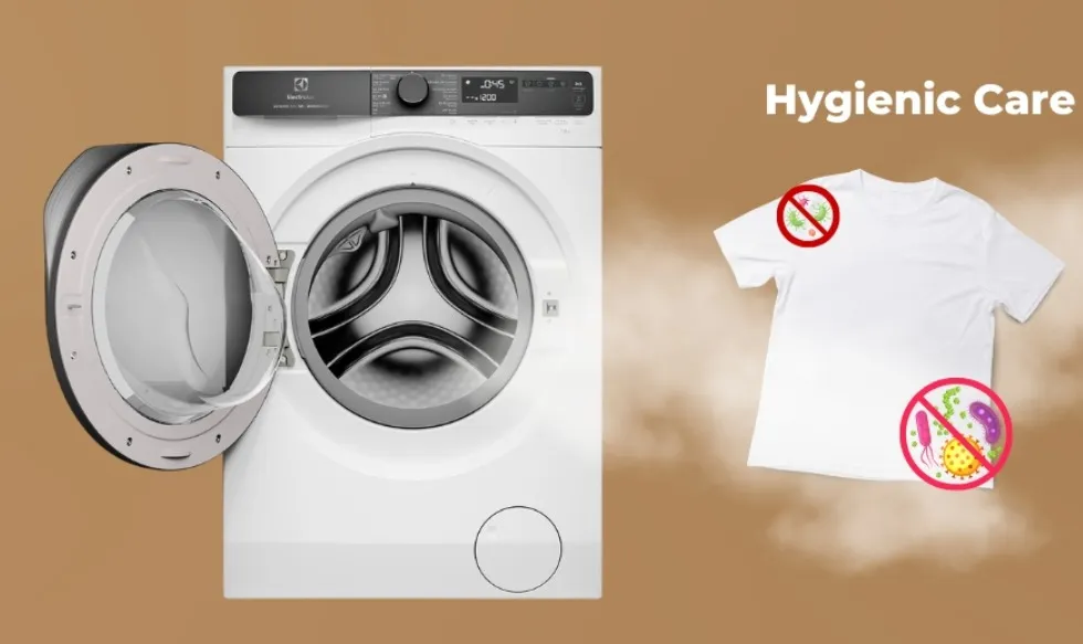 Chế độ vệ sinh máy giặt electrolux cửa trước